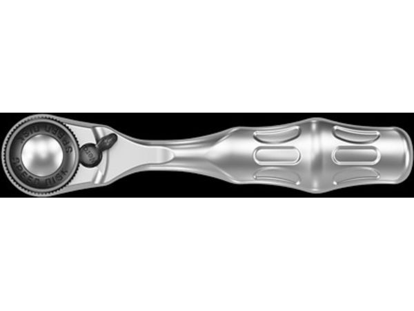 Wera 8008 A Zyklop Mini 3 Ratchet with 1/4" drive