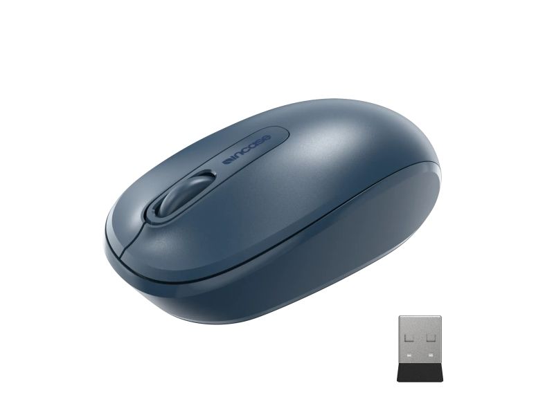 Incase Designed by Microsoft Wireless Mobile Mouse 1850, Ambidextrous, Optisk, RF trådløst, 1000 dpi, Blå