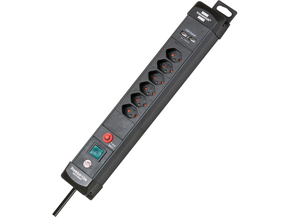 Premium-Line Steckdosenleiste Mit Usb-Ladefunktion 6-Fach 3M *Ch*