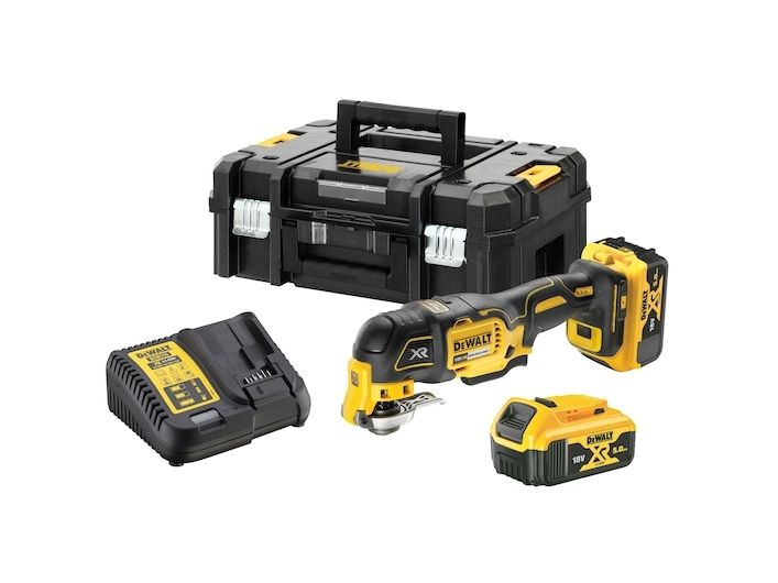 DEWALT 18V 2x5.0Ah MULTI-FUNKTIONELLES WERKZEUG + ZUBEHÖR DCS356P2