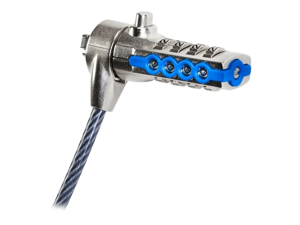 Targus DEFCON - Lås för säkerhetskabel - grå - 2 m