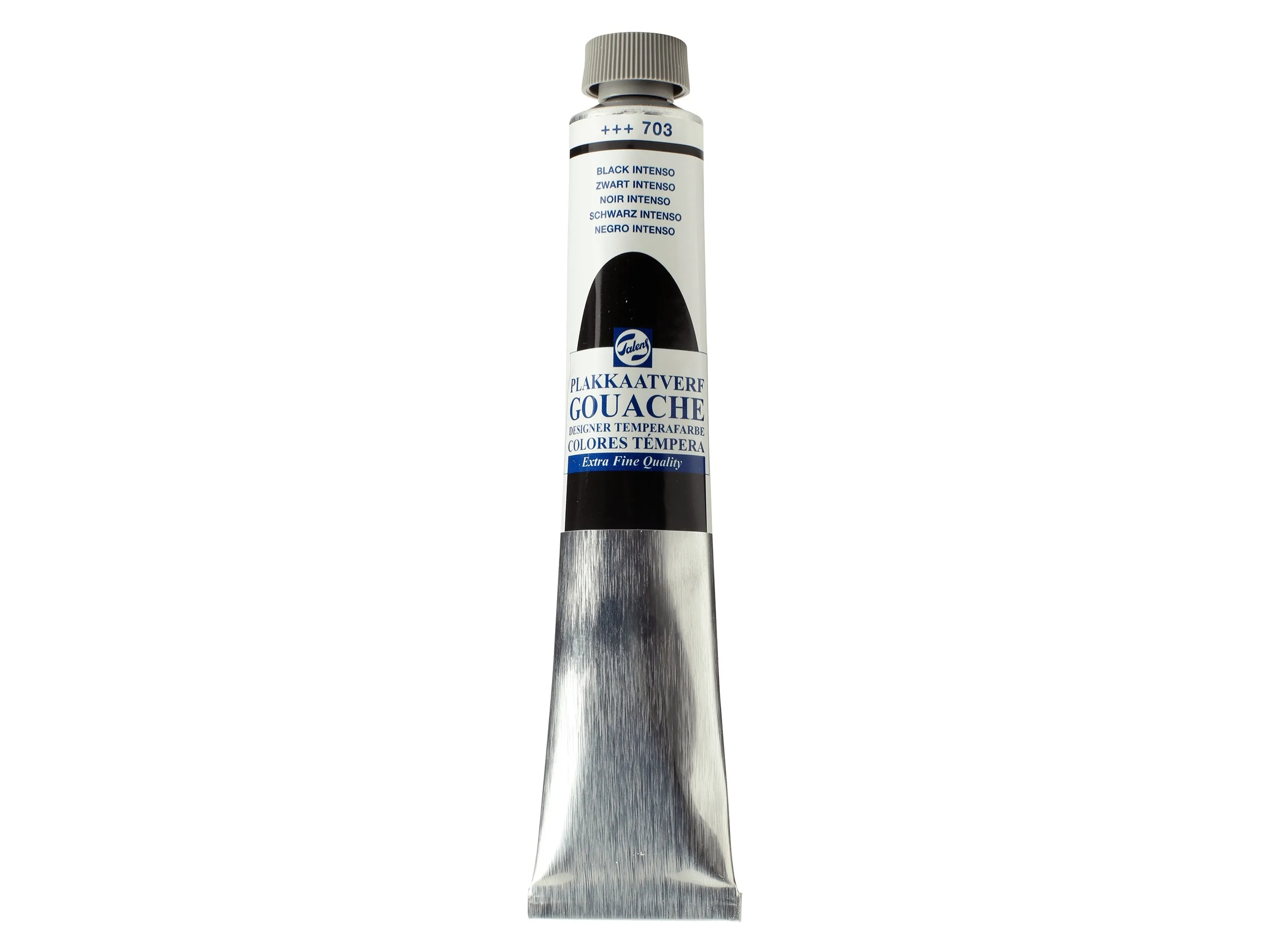 Talens Gouache Extra Fine Quality Tube Black Intenso 703 | Skola & Hobby - Konstmaterial - Gouache | GameStuff