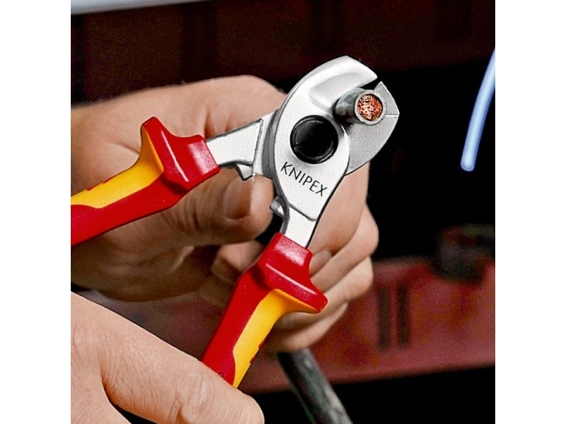 Knipex 95 16 165 T, Crimpverktyg | Verktyg & Verkstad - Handverktyg - Kabelsax | GameStuff