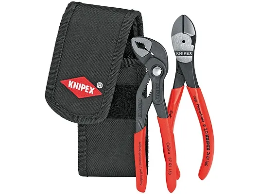 KNIPEX Mini - Tångsats - 2 delar - i belt pouch | Verktyg & Verkstad - Tänger - Tångsatser | GameStuff