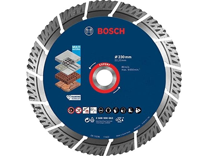 Bosch 2608900663, Beton, Stein, 23 Cm, 2,22 Cm, Polykristalliner Diamant (Pcd), 5500 Rpm, Bosch