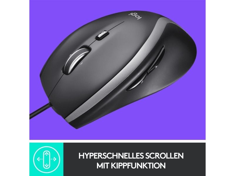 Logitech M500s Advanced Corded Mouse - Mus - Optisk - 7 Knapper - Kablet - Usb
