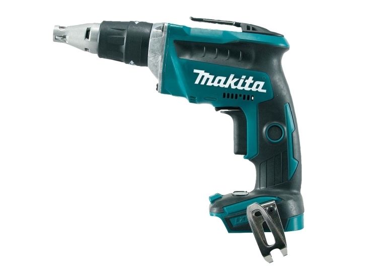 Makita Dfs452z - Skruetrækker Til Gipsvæg - Ledningfri - 1/4" Unbrakosokkel - Intet Batteri - 18 V