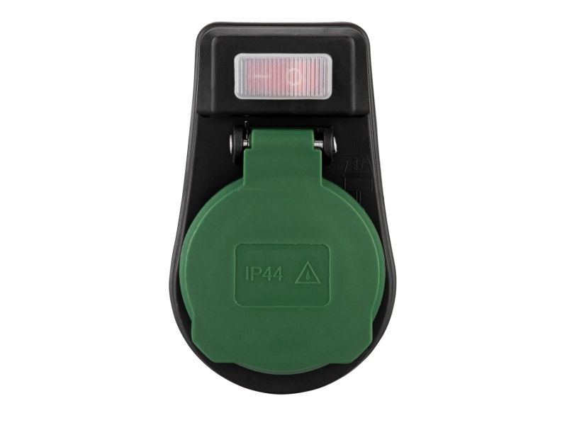 Rev 20190502, Typ F, Schwarz, Kunststoff, Ip44, 230 V, 16 A