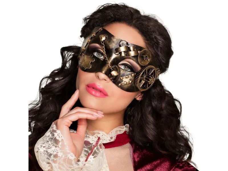 Steampunk-Halbmaske