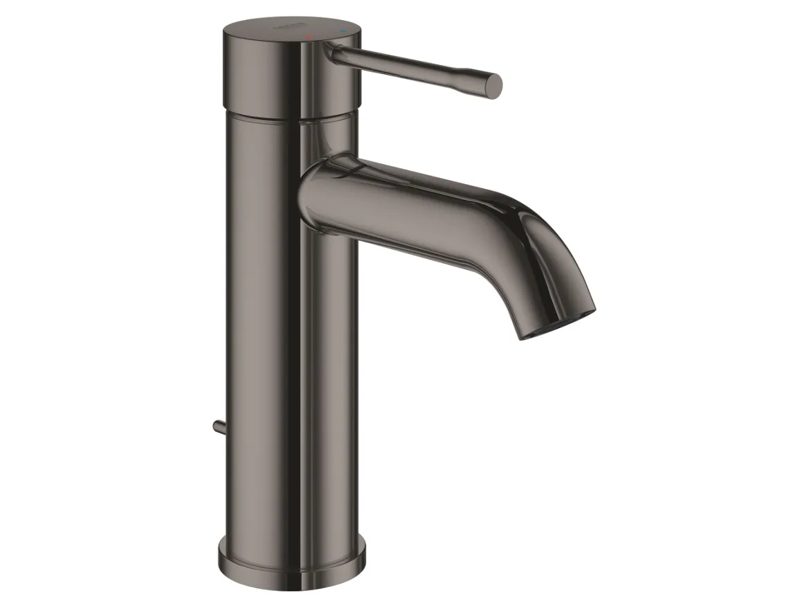 GROHE Essence New etgreb håndvask S-size m/bundventil - Poleret Hard Graphite