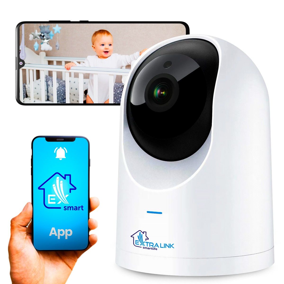 Extralink Smart Life Homeeye | Ip-Kamera | Ptz, Drahtlos, Wi-Fi, 2.5K, 4Mp