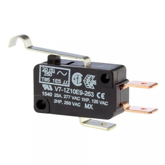 Honeywell Roller Lever Micro Switch, Quick Connect Terminal, 15 A, Sp-Co
