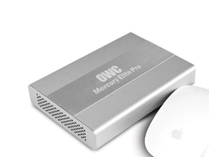 OWC Mercury Elite Pro mini harddiskkabinet 2,5 SATA hot-swap, sølv