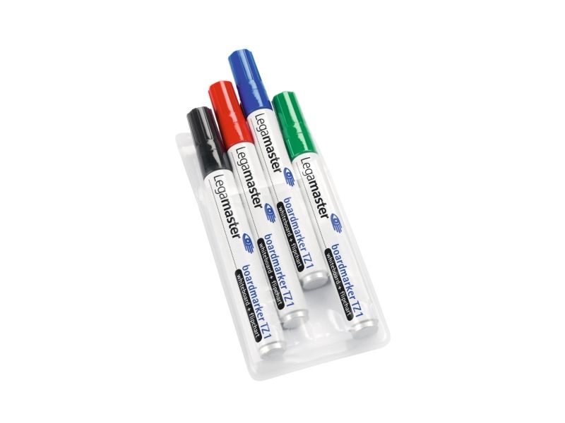 Edding legamaster boardmarker for whiteboard + flipchart TZ 1 1,5-3mm 4 stk.