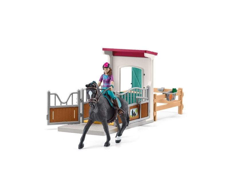 Schleich Horse Club 42709 Hestebokssæt Med Lisa & Storm