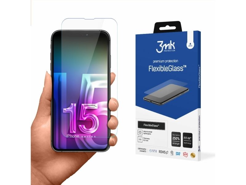 3Mk Flexibleglass, Iphone 15, 1 Stck