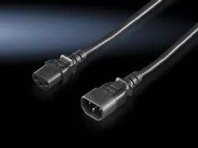Rittal Dk 7200.215, 1,8 M, C14-Koppler, C13-Koppler, 230 V