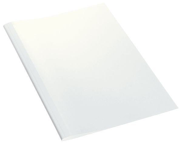 Leitz Liimasidontakansi Standard 6mm, A4, Pahvi, Polyvinyylikloridi (PVC), Valkoinen, 60 arkkia, 240 g/m², 6 mm