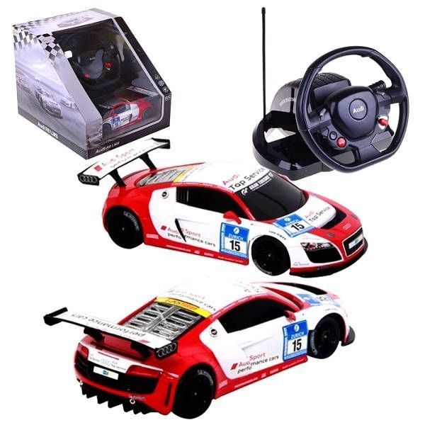 Rastar Audi R8 with Steering wheel controller, Sportbil, 1:14, 6 År, 710 g