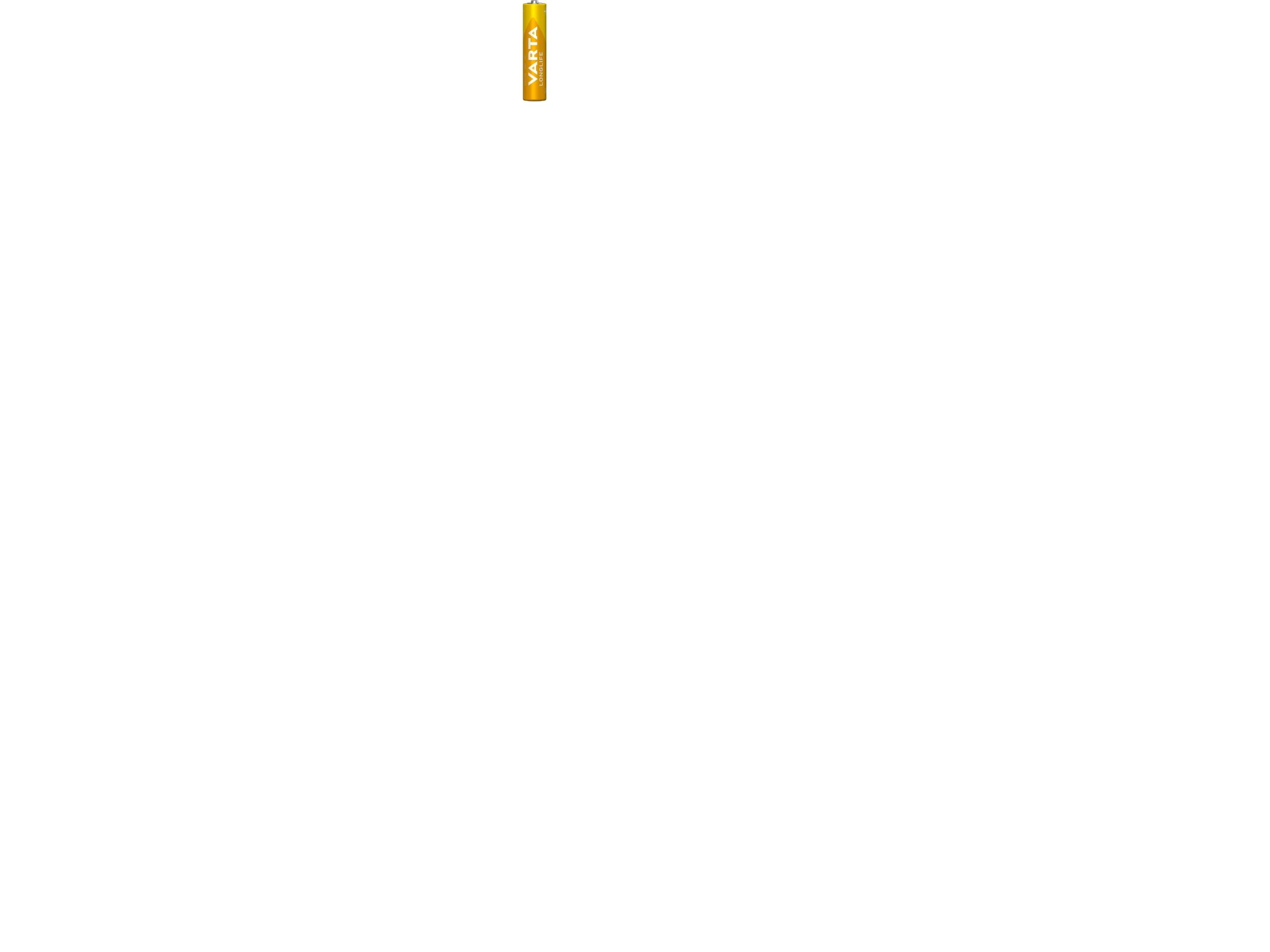 Varta Varta Longlife batteri - AAA, 4 pk. 4103101414 Modsvarer: N/A