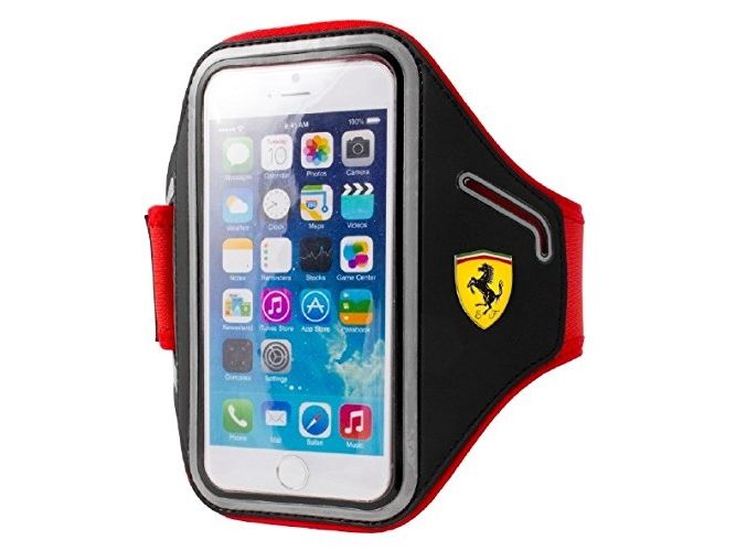 Ferrari Fescabp6bk, Armbandbehälter, Apple, Iphone 6/6S, 11,9 Cm (4.7"), Schwarz, Rot