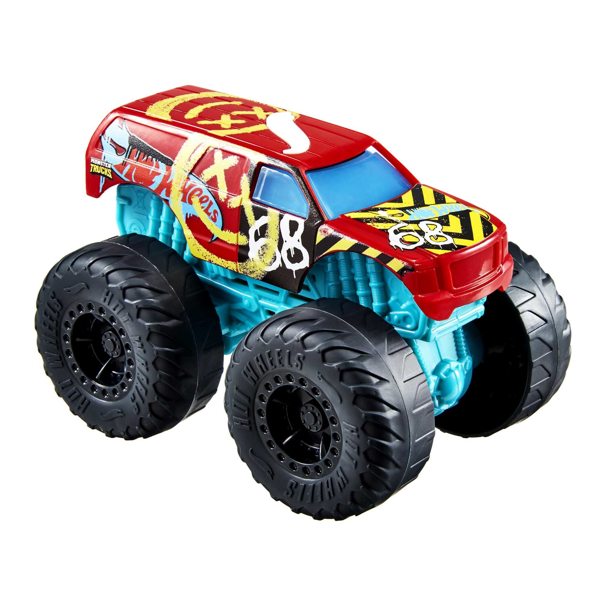 Hot Wheels Monster Trucks Hdx66, Monstertruck, 3 Jahr(E), Lr44, Kunststoff, Metall, Mehrfarbig