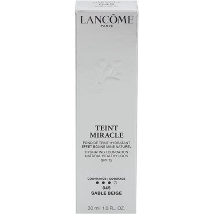 Lancome Teint Miracle Hydrating Foundation Spf15 - Dame - 30 Ml #045 Sable Beige