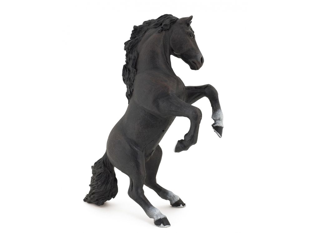 Papo A Standing Stallion Rearing Black