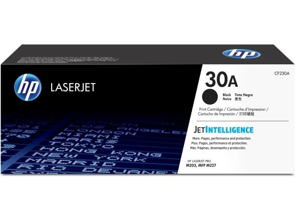 Lasertoner Hp 30A, 1.600 Sider, Sort