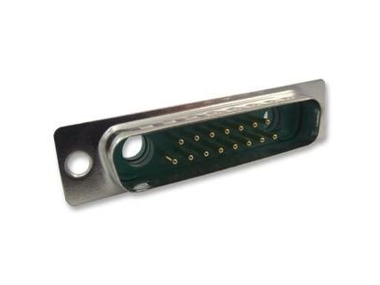 Harting 09 69 311 7172, D-Sub 3, Grøn, Metallic, Polyester, Stål, Termoplastisk harpiks, Tin, Kobberlegering, 5 A