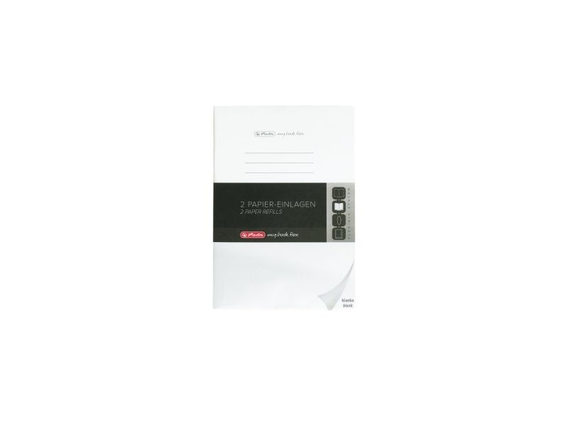 Herlitz 50034130, Einfarbig, Weiß, A5, 80 Blätter, Erwachsener