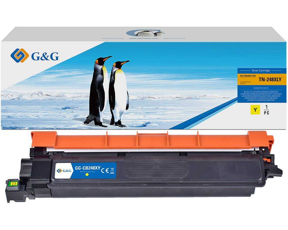 G&G toner til Brother TN248XL gul (21406)