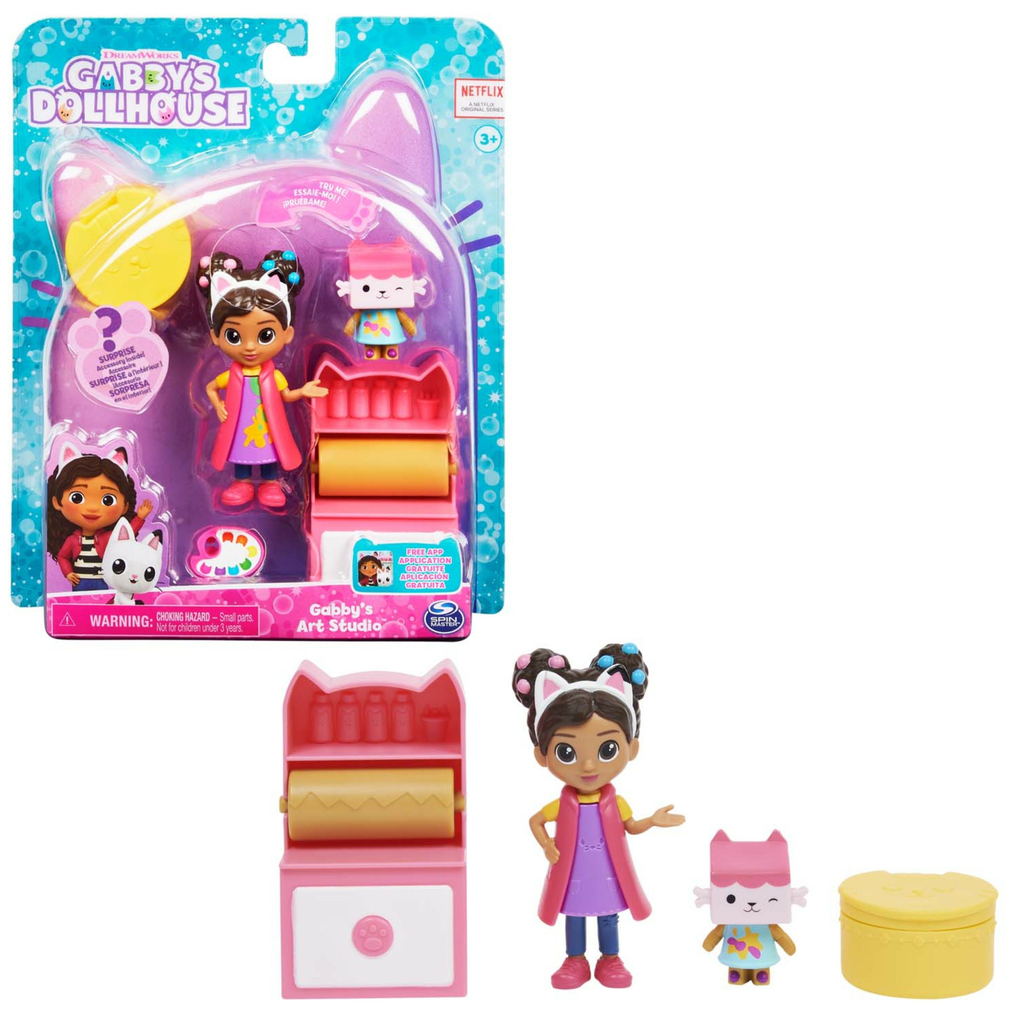 Gabby''s Dollhouse Dreamworks - Cat-Tivity Set, Art Studio - Bastel Und Kunst Set Mit Gabby Und Baby Box, 3 Jahr(E), Mehrfarbig