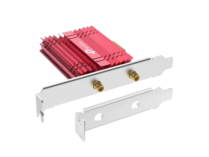 Tp-Link Axe5400 Wi-Fi 6E Bluetooth 5.2 Pcie Adapter, Eingebaut, Kabellos, Pci Express, Wlan / Bluetooth, 5400 Mbit/S, Schwarz, Rot