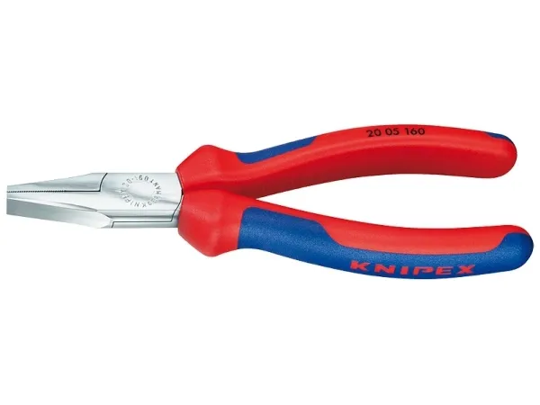 Knipex 20 05 140, Nåltänger, Kromvanadinstål, Plast, Blå, Röd, 140 mm, 136 g | Verktyg & Verkstad - Tänger - Flack- och Rundtång | GameStuff