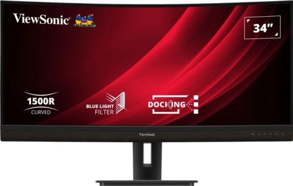 Viewsonic Vg3456c, 86,4 Cm (34"), 3440 X 1440 Pixel, Ultrawide Quad Hd, Led, 5 Ms, Schwarz