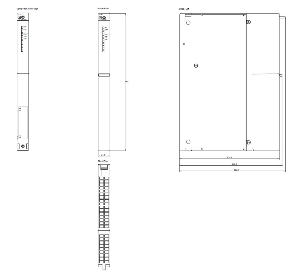 Siemens 6ES7441-1AA05-0AE0, CE, RoHS, REACH, 290 mm, 233 mm, 300 mm, 41 mm, 794 g