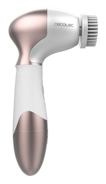 Cecotec 03371, Roterende børste, Brun, Hvid, Almindelig hud, Sikret greb, 9 stk