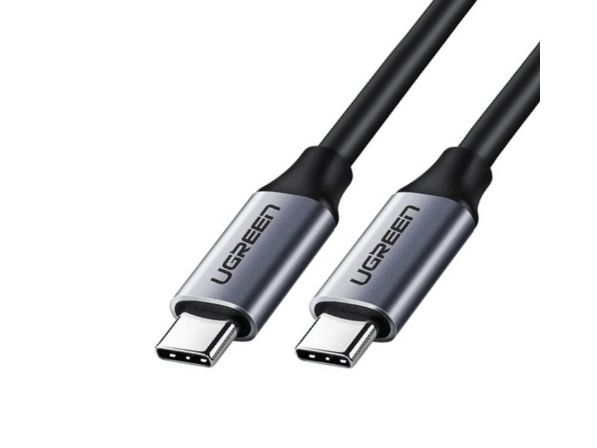 Ugreen 50751, 1,5 M, Usb C, Usb C, Thunderbolt 3, Sort, Sølv