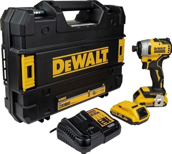DeWALT DCF809D2T-QW - St&ouml;tdrivare - sladdl&ouml;s - 300 W - 1/4-tums hexuttag - 190 N&middot;m - 2 batterier - 18 V