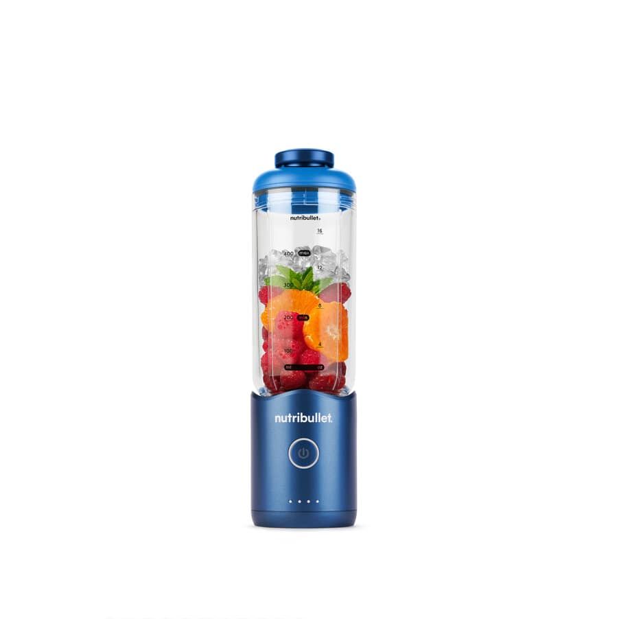 Nutribullet Nbp013bl, Tragbarer Mixer, 0,59 L, Eis-Crusher, Blau