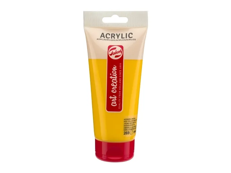 Talens Art Creation Acrylic Colour Tube Azo Yellow Medium 269 | Skola & Hobby - Konstmaterial - Akryl & Akvareller | GameStuff