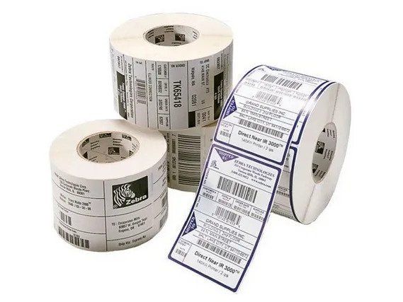 Zebra Z-Select 2000D - Papper - akryllim - bestruket - perforerad - ljust vit - 101.6 x 101.6 mm 8400 etikett (er) (12 rulle/rullar x 700) etiketter - för Orion GK Series GK420 G-Series GC420 GX Series GX420, GX430 LP 28XX TLP 28XX | Papper & Emballage - Taggar - Kopiera etiketter | GameStuff