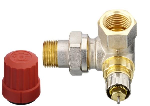 Danfoss RA-N Radiatorventil RA 2000 1/2' ventilhus m/integreret forindstilling, sideløb venstre. 2 strengs