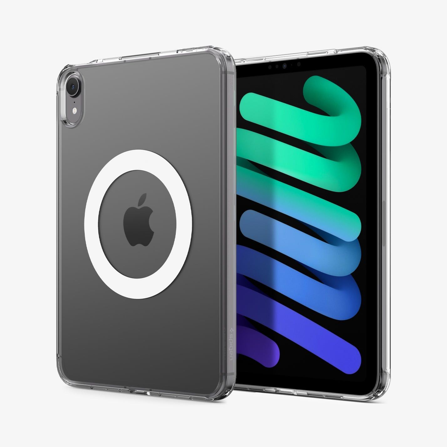 Spigen Ultra Hybrid (Mag Fit), Cover, Apple, Ipad Mini 7 A17 Pro (2024), Ipad Mini 6 (2021), 21,1 Cm (8.3")