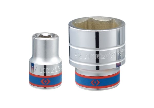 King Tony 6335M, Sokkel, 3/4, Metric, 1 hoved(er), 50 mm, Krom-vanadium-stål