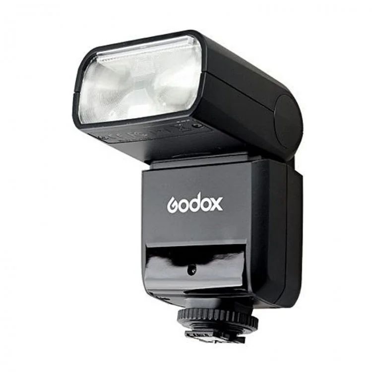 Godox TT350P, 2,2 sek./sida, 16 kanaler, 200 g, kompakt blixt