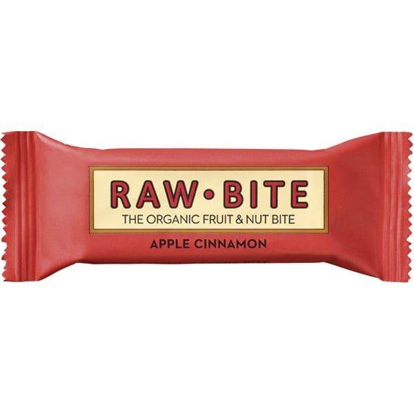 Energibar, RAWBITE®, økologisk, æble/kanel 50g