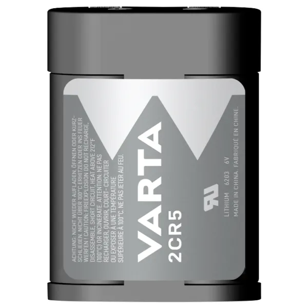 Varta -2CR5, Engångsbatteri, 6V, Litium, 6 V, 1 st, 1400 mAh | EL Artiklar - Batteri - Knappcell batteri | GameStuff