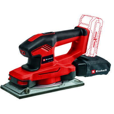 Einhell TE-OS 18/230 Li Solo, Planslipmaskin, Svart, R&ouml;d, 7000 RPM, 11000 RPM, 14000 OPM, 22000 OPM - SOLO